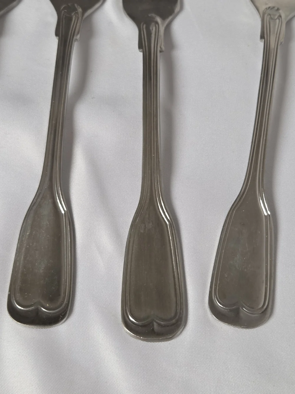 Lot Of 5 Christofle Chinon Silver Plate Silverplated Table Dinner Forks